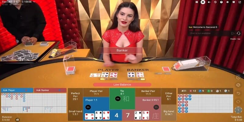 Hình ảnh sắc nét trong Baccarat game online tại Bet88 